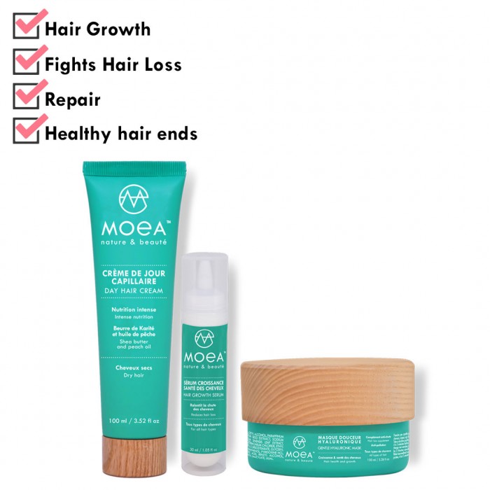 Official Store Hair Growth And Repair Set Mask Serum And Hair Cream